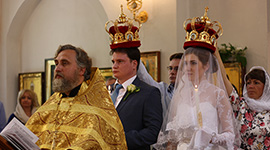Первое венчание в храме