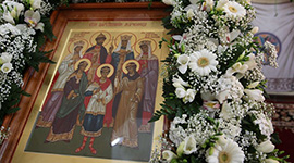 Престольный праздник храма. Фото